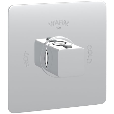 Rohl Quartile Thermostatic Valve Trim Only with Single Knob Handle - Less Rough In Polished Chrome