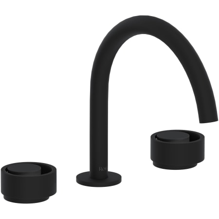 Rohl Eclissi 1.2 GPM Widespread Bathroom Faucet Matte Black