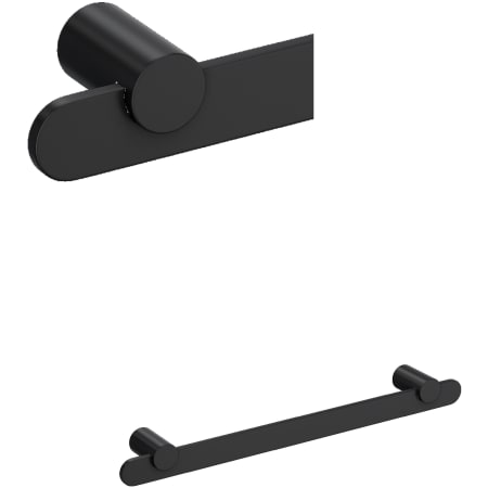 Rohl Eclissi 18" Towel Bar Matte Black