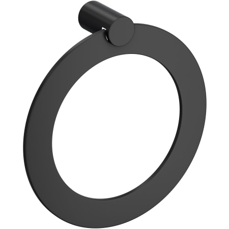Rohl Eclissi 8-1/4" Wall Mounted Towel Ring Matte Black