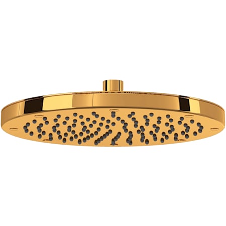 Rohl Oki 1.8 GPM Single Function Rain Shower Head Italian Brass