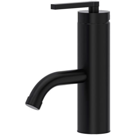 Rohl Lombardia 1.2 GPM Single Hole Bathroom Faucet with Pop-Up Drain Assembly Matte Black