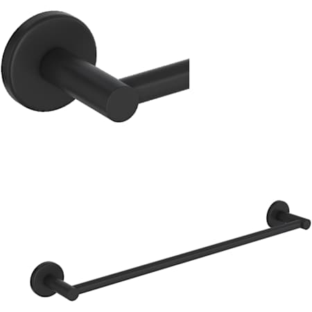Rohl Lombardia 24" Towel Bar Matte Black