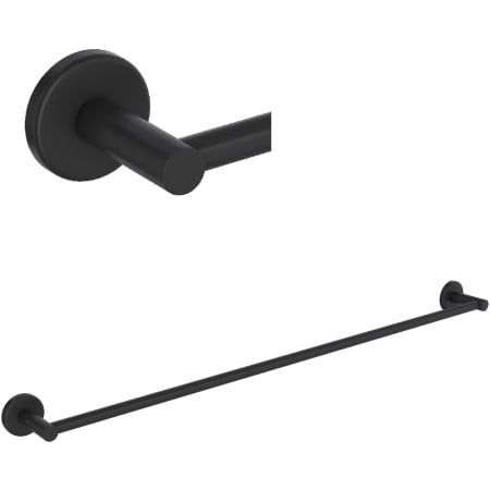 Rohl Lombardia 30" Towel Bar Matte Black