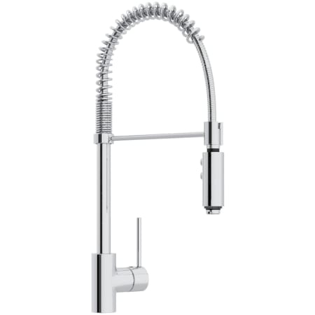 Rohl Pirellone 1.8 GPM Single Hole Pre-Rinse Pull Down Kitchen Faucet Polished Chrome