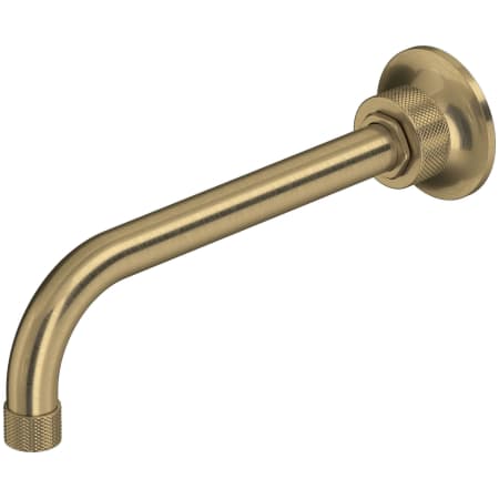 Rohl Graceline 8-7/8" Tub Spout Antique Gold
