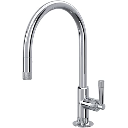 Rohl Graceline 1.8 GPM Single Hole Pull Down Kitchen Faucet Polished Chrome