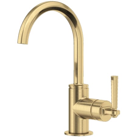 Rohl Modelle 1.2 GPM Single Hole Bathroom Faucet Antique Gold
