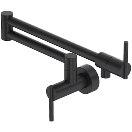 Rohl Pirellone 1.8 GPM Wall Mounted Single Hole Pot Filler Matte Black