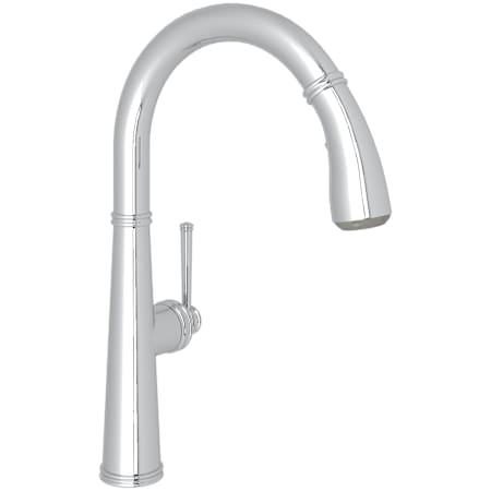 Rohl 1983 1.8 GPM Single Hole Pull Down Kitchen Faucet Polished Chrome