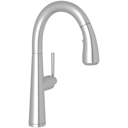 Rohl Lux 1.8 GPM Single Hole Pull Down Bar Faucet Stainless Steel