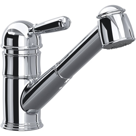 Rohl 1983 1.8 GPM Single Hole Pull Out Kitchen Faucet Polished Chrome