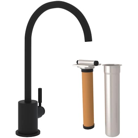 Rohl Lux 0.5 GPM Cold Water Dispenser with Filter Matte Black