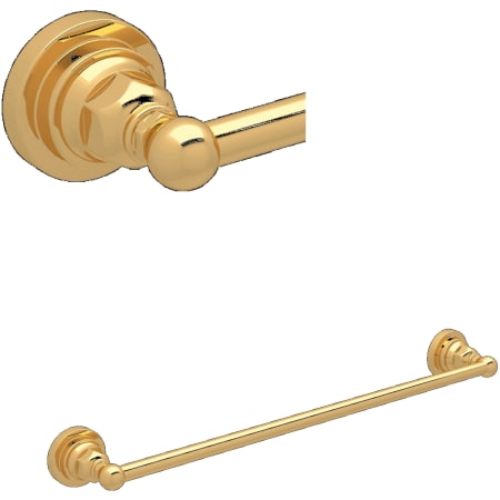 Rohl Acqui 24" Towel Bar Italian Brass