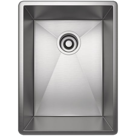 Rohl Forze 14-1/2" Undermount Single Basin Stainless Steel Bar Sink Brushed Stainless Steel