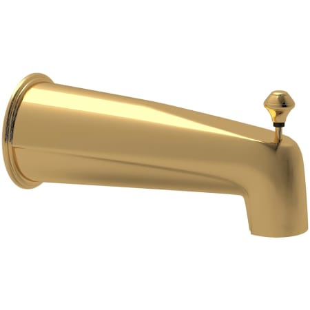 Rohl Acqui 6-3/4" Integrated Diverter Tub Spout Italian Brass
