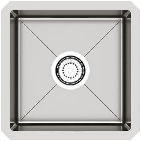 Rohl Culinario 15" Undermount Single Basin Stainless Steel Kitchen Sink Brushed Stainless Steel