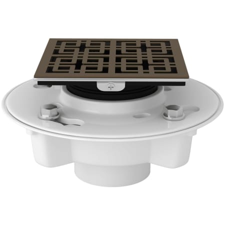 Rohl PVC 2" X 3" Spa Shower Drain Kit with Weave Decorative Cover English Bronze