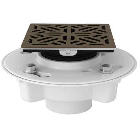 Rohl PVC 2" X 3" Spa Shower Drain Kit with Mosaic Decorative Cover English Bronze