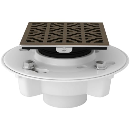 Rohl PVC 2" X 3" Spa Shower Drain Kit with Petal Decorative Cover English Bronze