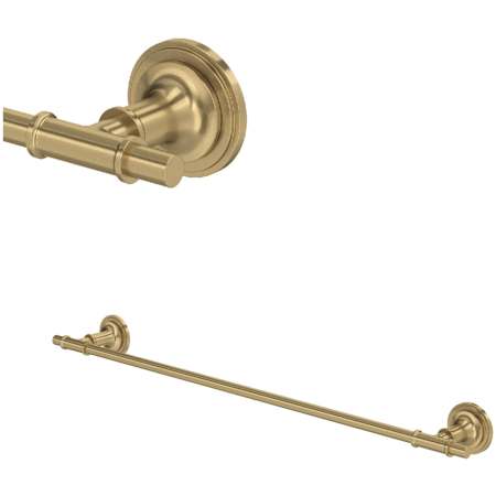 Rohl San Giovanni 24" Brass Towel Bar Antique Gold