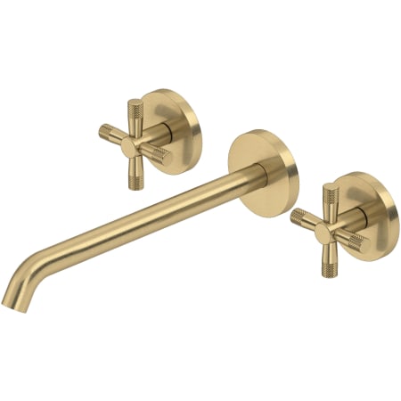 Rohl Amahle Wall Mounted Tub Filler Antique Gold