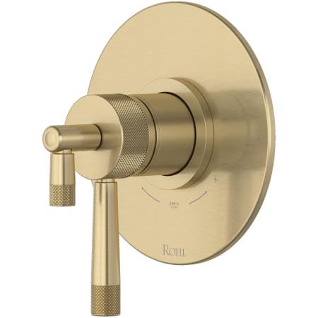 Rohl Amahle Two Independent Function Thermostatic Valve Trim Only with Single Lever Handle and Integrated Diverter - Less Rough In Antique Gold