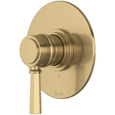 Rohl San Giovanni Pressure Balanced Valve Trim Only with Single Lever Handle - Less Rough In Antique Gold