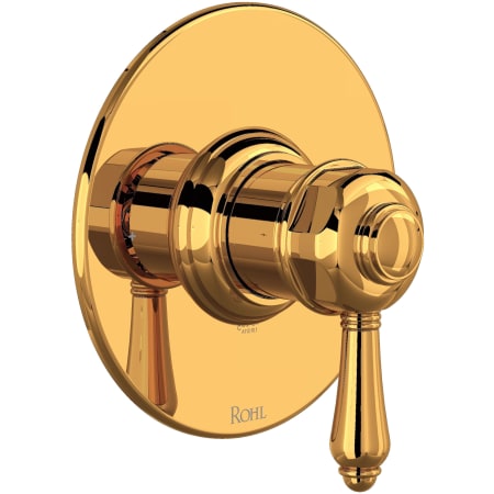 Rohl Pressure Balanced Valve Trim Only with Single Lever Handle - Less Rough In Italian Brass
