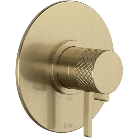 Rohl Tenerife Two Independent Function Thermostatic Valve Trim Only with Single Lever Handle, Integrated Diverter, and Volume Control - Less Rough In Antique Gold