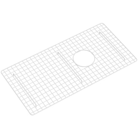 Rohl Allia 29-1/8" L x 14-5/8" W Stainless Steel Basin Rack with Rubber Feet Biscuit