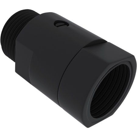 Rohl Floor Pillar Unions With Shut-Off Valves Matte Black