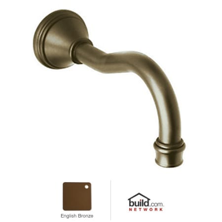 Rohl Georgian Era Wall Mounted Lavatory Spout English Bronze