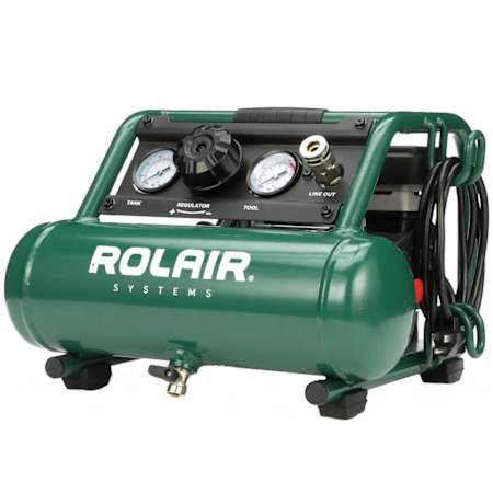 Rolair Systems 0.5 HP 1 Gal 125 Max PSI Single-Stage Portable Electric (115 Volt) Reciprocating Air Compressor N/A