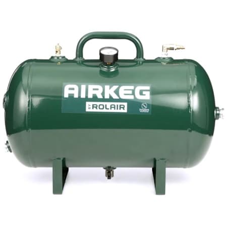 Rolair Systems 10-Gallon Portable Steel Auxiliary Air Tank N/A