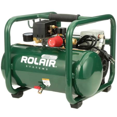 Rolair Systems 1 HP 2.5 Gal 125 Max PSI Single-Stage Portable Electric (115 Volt) Reciprocating Air Compressor N/A