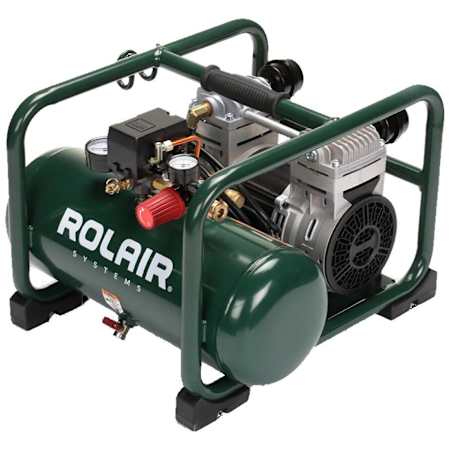 Rolair Systems 2 HP 3 Gal 150 Max PSI Single-Stage Portable Electric (115 Volt) Reciprocating Air Compressor N/A