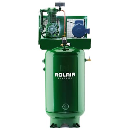 Rolair Systems 5 HP 80 Gal 175 Max PSI 18 CFM Two-Stage Stationary Electric (208, 230 Volt 1 Phase) Reciprocating Air Compressor N/A