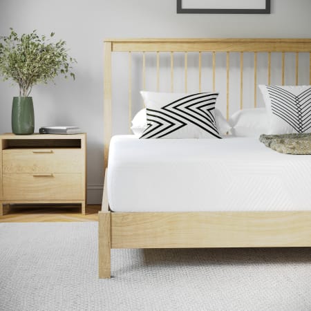 Roseto Rosabella 8" Full Size Cooling Gel Memory Foam Mattress White