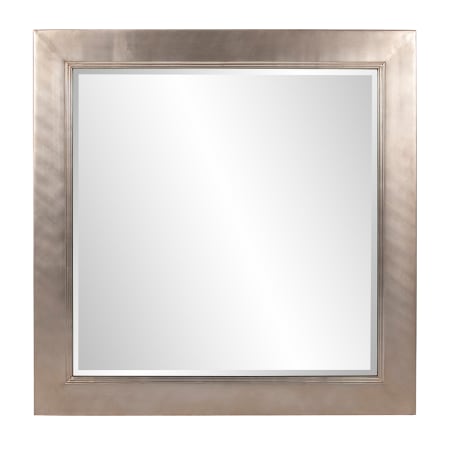 Roseto 30" W x 60" H Square Framed Bathroom Mirror Silver Leaf