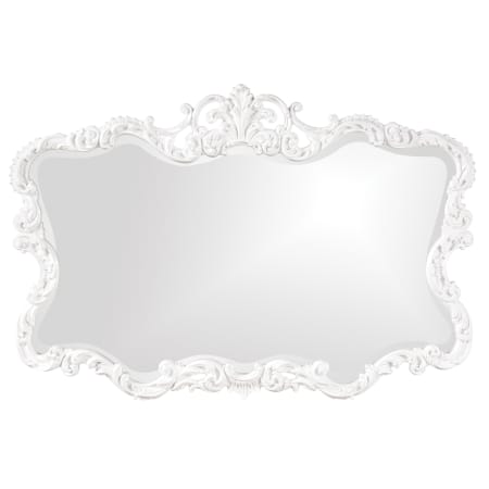 Roseto Talida 27" W x 38" H Specialty Framed Bathroom Mirror Glossy White