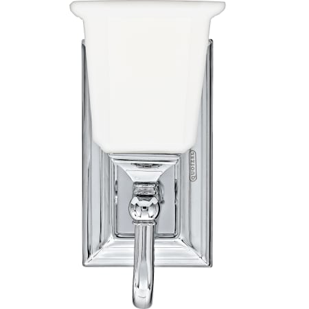 Roseto Barry Single Light 10" Tall Bathroom Sconce Polished Chrome