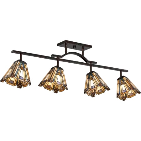 Roseto Titus 4 Light 42" Long Fixed Track Light Valiant Bronze