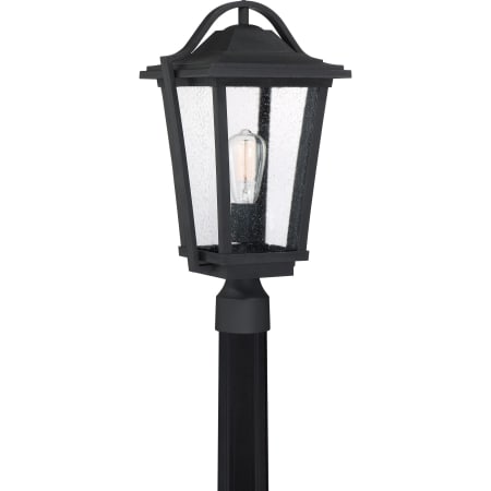 Roseto Dakota Single Light 20" Tall Outdoor Single Head Post Light Earth Black