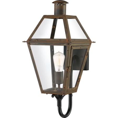 Roseto Llano Single Light 21" Tall Outdoor Wall Sconce Industrial Bronze