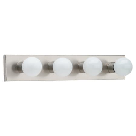 Roseto Schuyler 4 Light 24" Wide Vanity Strip Brushed Stainless