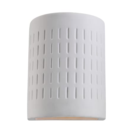 Roseto Lynnville Single Light 10" Tall LED Outdoor Wall Sconce with Unfinished Ceramic Shade Unfinished Ceramic