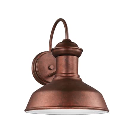 Roseto Keyesport Single Light 12" Tall Outdoor Wall Sconce Weathered Copper