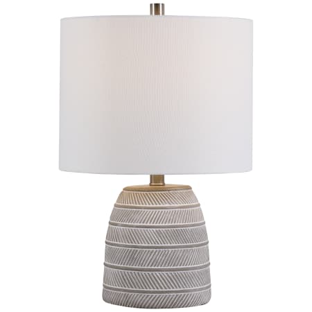 Roseto Laurence 20" Tall Buffet Table Lamp White / Brushed Nickel