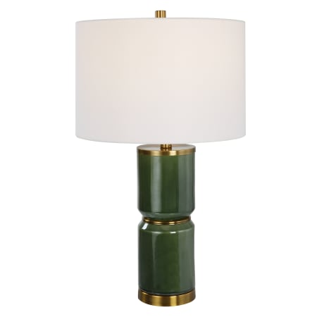 Roseto Athenagoras 26" Tall Buffet Table Lamp Green / Antique Gold